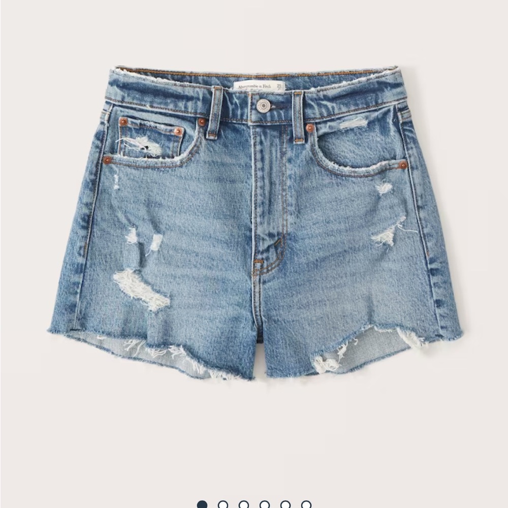 Abercrombie High Rise Mom Shorts
